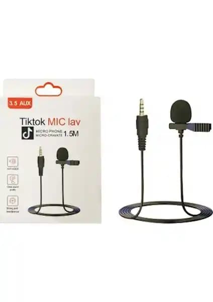 Platoon Yaka Mikrofonu Siyah: Yüksek Kaliteli, Taşınabilir ve Kablolu Ses Çözümü