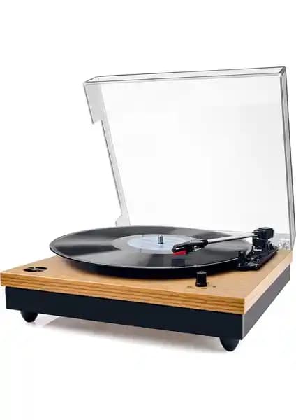 Record Master TT202J Pikap: Çok Yönlü ve Şık Tasarımlı Modern Vinyl Çalar Cihazı