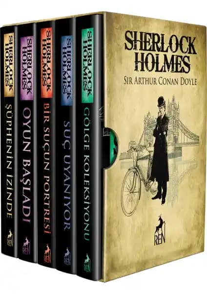 Sherlock Holmes Suç ve Gizem Dolu Hikayeler Seti Türkçe Kapsamlı Koleksiyon