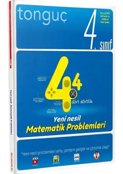 Tonguç Akademi 4. Sınıf Dört Dörtlük Yeni Nesil Matematik Problemleri İncelemesi