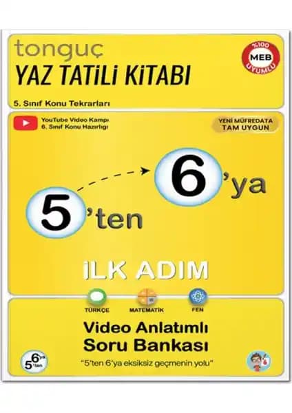 Tonguç Akademi 5'ten 6'ya 2026 Yaz Tatili Rehberi Öğrenciler İçin Kapsamlı Eğitim Kaynağı