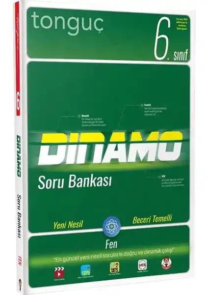 Tonguç Akademi 6. Sınıf Fen Bilimleri Dinamo Soru Bankası Öğrencilere Güçlü Bir Kaynak