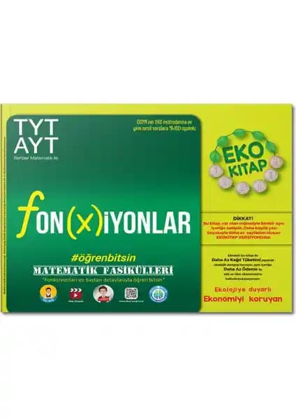 Tonguç Akademi Kampüs TYT AYT Matematik Fasikülleri Fonksiyonlar Eko detaylı çalışma kaynağı