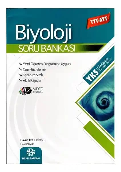 TYT AYT Biyoloji Soru Bankası Güncel İçerik ve Çözümlü Sorularla Etkili Hazırlık