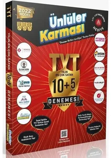 Ünlüler Karması TYT 2022 10+5 Deneme Seti Sınav Hazırlığı ve Stratejileri