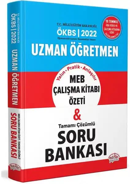 Uzman Öğretmen MEB Çalışma Kitabı 2022: Güncel ve Kapsamlı Eğitim Kaynağı