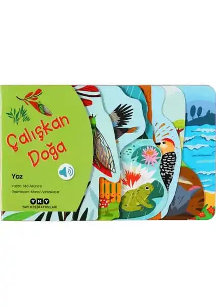 Yapı Kredi Yayınları Çalışkan Doğa Yaz Sesli Kitap Çocuklar İçin Eğitici ve Eğlenceli Bir Doğa Keşfi