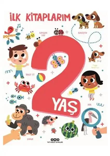Yapı Kredi Yayınları İlk Kitaplarım Serisi 2 Yaş İçin Renkli ve Eğitici Ciltli Kitap Seti