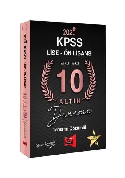 Yargı Yayınevi 2020 KPSS Lise ve Ön Lisans Hazırlık Kitabı İncelemesi ve İçerik Analizi