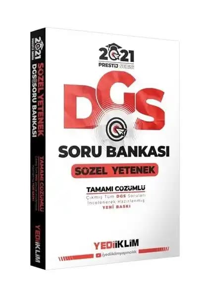 Yediiklim 2021 Prestij Serisi ALES Sözel Yetenek Tamamı Çözümlü Soru Bankası