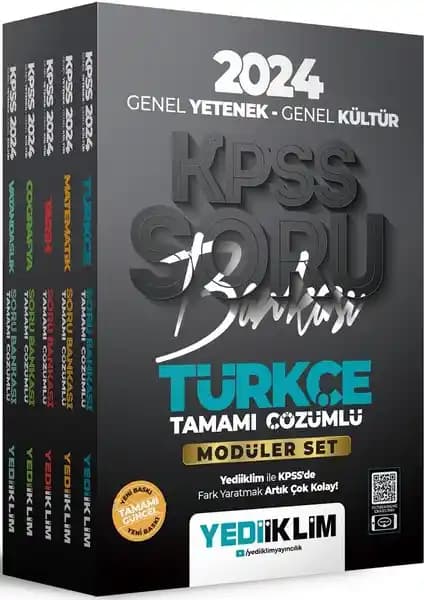 Yediiklim 2024 KPSS Genel Yetenek ve Genel Kültür Modüler Soru Bankası Detaylı İnceleme