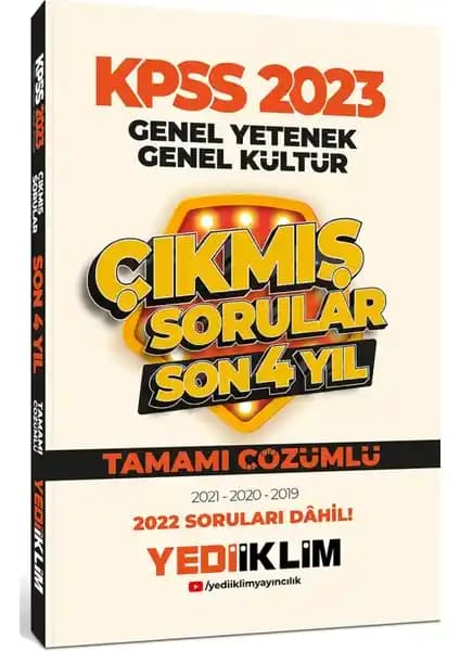 Yediiklim Yayınları KPSS 2023 Genel Yetenek ve Genel Kültür Soru Bankası İncelemesi