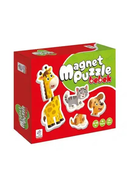 Yükselen Zeka İlk Magnet Puzzle 12 Parça Çocuklar İçin Eğlenceli ve Eğitici Oyun Seti
