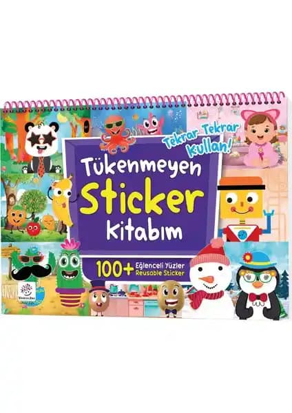 Yükselen Zeka Tükenmeyen Sticker Kitabım: Çocukların Yaratıcılığını Geliştiren Eğlenceli Öğrenme Aracı