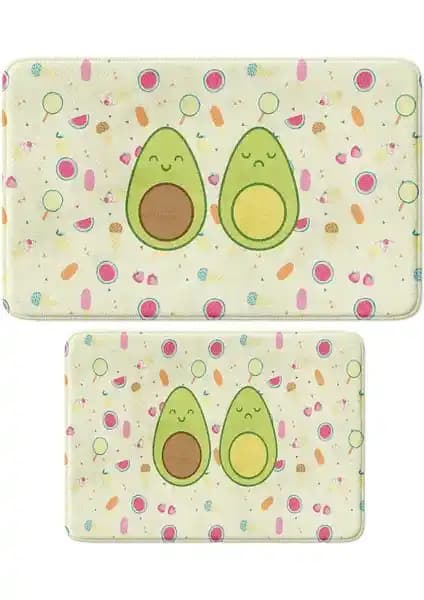 Monnhein Mikrofiber Banyo Paspası Takımı: Kaymaz Taban, Makinede Yıkanabilir, 40x60/50x80