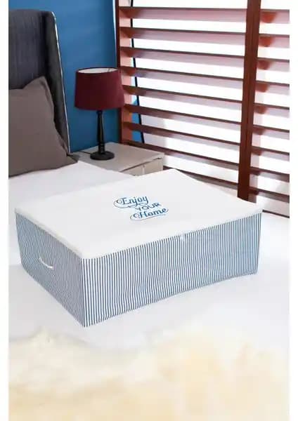 Serstil Büyük Boy Baza Altı Mavi Çizgili ve Mini Baskılı Siyah Hurç Karşılaştırması