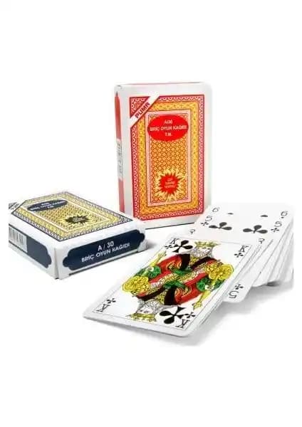 50'li Puma A/30 Briç ve İskambil Oyun Kartları: Dayanıklı ve Şık Tasarım