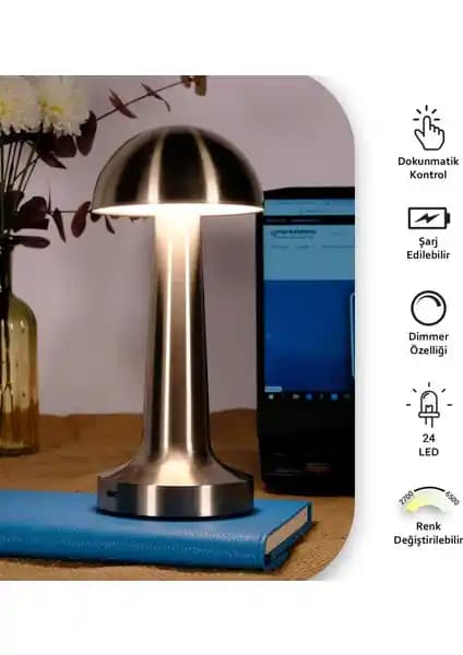 Ack Şarjlı LED Masa Lambası ve Crystal Palace Masa Üstü Lamba Karşılaştırması