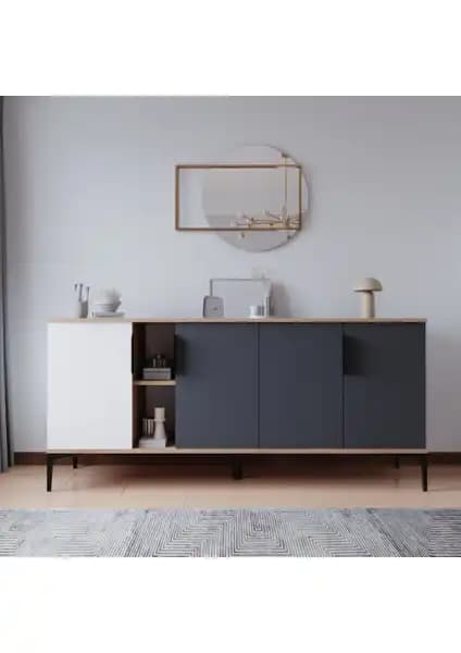 Alonex Tarz ve VM VERTEX MOBİLYA Latina Konsol Karşılaştırması 180 cm Genişlikte Modern ve Endüstriyel Tasarımlar 1