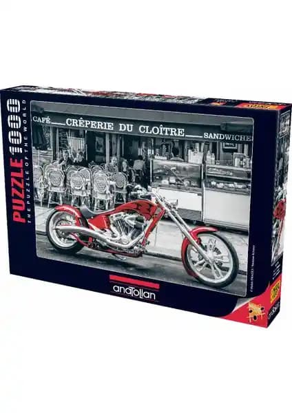 Anatolian 1000 Parçalık Kırmızı Chopper Puzzle Zeka Geliştirici Dekoratif Aktivite