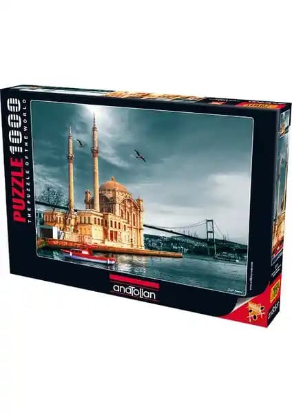 Anatolian 1000 Parçalık Puzzle Ortaköy Camii Nostaljisi ile Sanat ve Zihin Gelişimi Sağlar