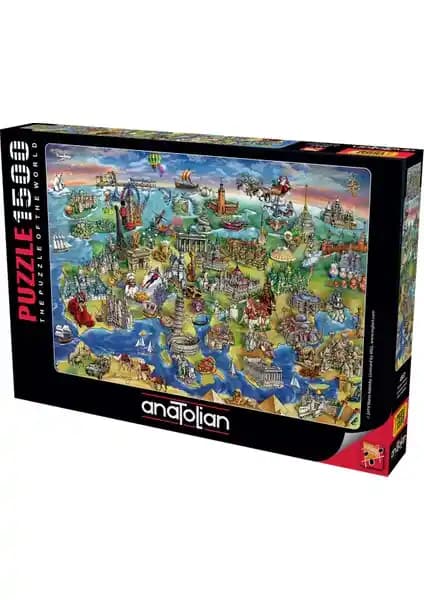 Anatolian 1500 Parçalık Avrupa Haritası Puzzle Detaylı İnceleme ve Kullanıcı Yorumları
