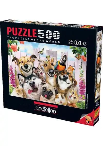 Anatolian 500 Parçalık Puzzle: Zeka Geliştirici ve Eğlenceli Aile Aktivitesi
