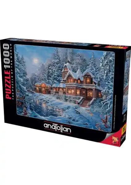 Anatolian Sihirli Kış 1109 1000 Parçalık Puzzle: Detaylı ve Yüksek Kaliteli Kış Temalı Puzzle