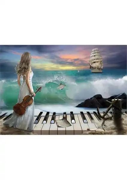 Art Puzzle 1000 Parça Deniz Temalı Puzzle Zihinsel ve Estetik Gelişim için Ideal