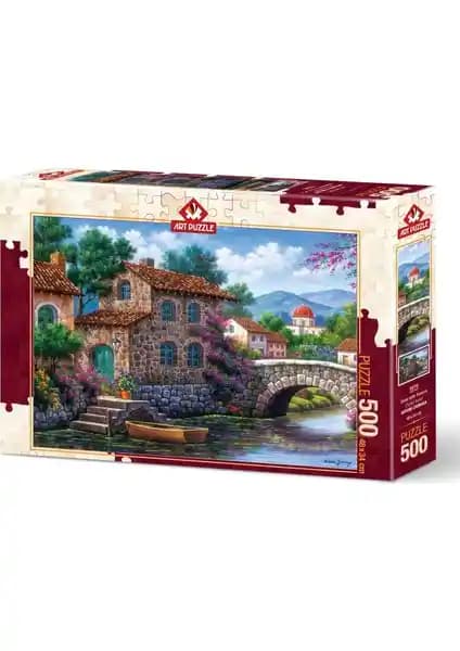 Art Puzzle Çiçekli Kanal 500 Parça Puzzle Zekâ ve Sabır Geliştirici Ürün