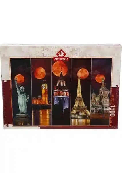 Art Puzzle Kanlı Ay 1500 Parça Puzzle Yüksek Kalite ve Detaylı Tasarım
