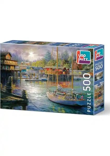 Art Puzzle Yappuzz Balıkçı Kasabası 500 Parça Puzzle Türkiye Üretimi Detaylı Tasarım