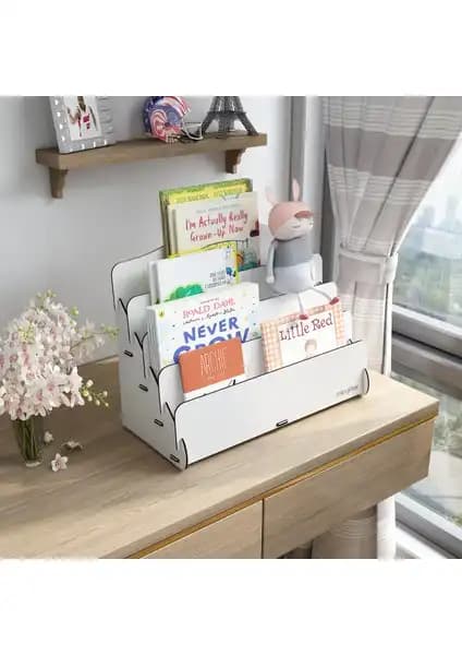 Ata Home Montessori ve Mingitav Mini Lucky 4 Raflı Ahşap Kitaplık Karşılaştırması 2