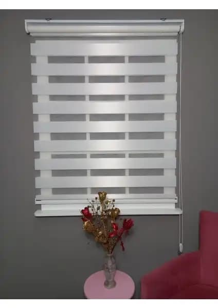 BBB Pliseli Zebra Stor ve Brillant Zebra Perde Beyaz Karşılaştırması 2