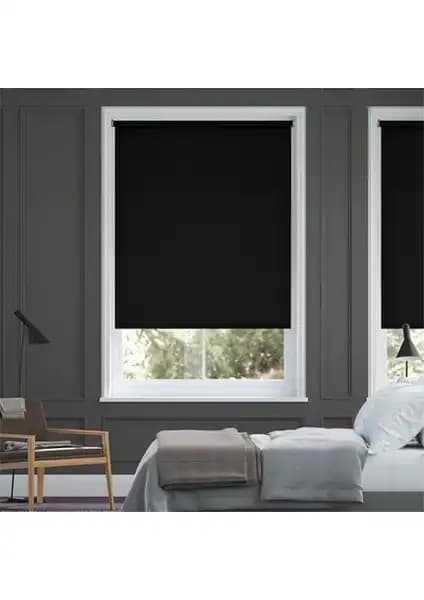 Bizden Perde Brillant Karartma Blackout Siyah ve Story Perde Düz Siyah Güneşlik Karşılaştırması 2