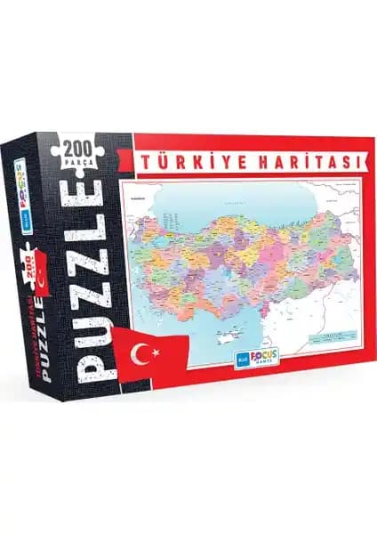 Blue Focus Türkiye Haritası Puzzle ile Çocukların Coğrafya Bilgisi Gelişir