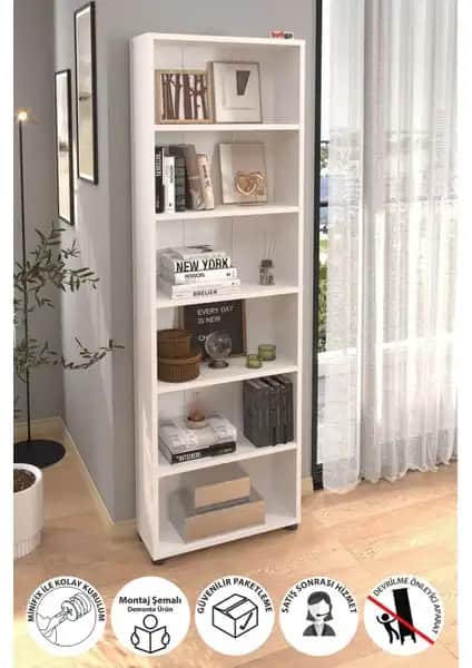 Bofigo 6 Raflı ve Remaks 5 Raflı Kitaplık Karşılaştırması ve Özellikleri