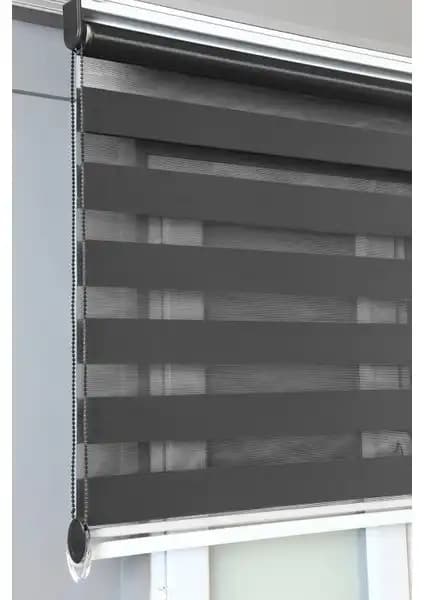 Brillant Antrasit Düz Zebra Güneşlik ve Bambu Zebra Gri Perde Karşılaştırması 1