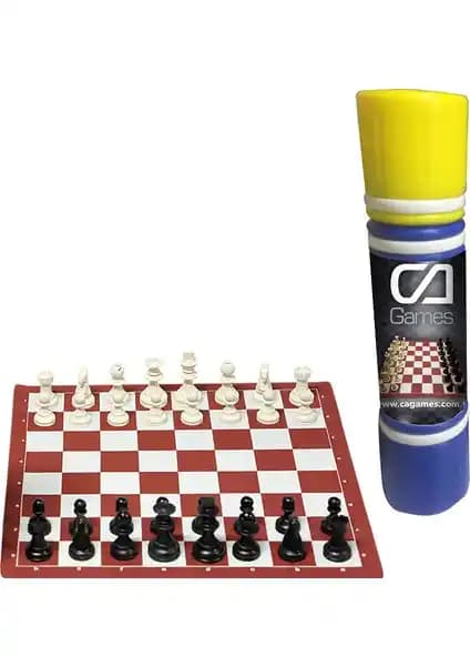 Ca Games Renkli Satranç Takımı: Seyahat İçin Pratik ve Şık Taşınabilir Satranç Seti