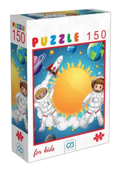 Çocuklar İçin Uzay Temalı 150 Parça Puzzle Eğitim ve Eğlence Fırsatı