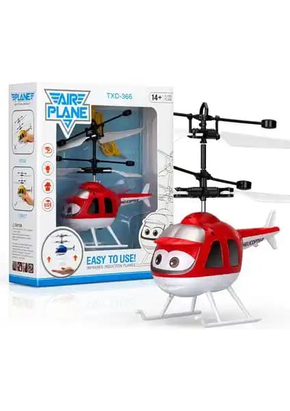 Dake Elektrikli Kırmızı Oyuncak Helikopteri: Eğlence ve Dayanıklılık Bir Arada