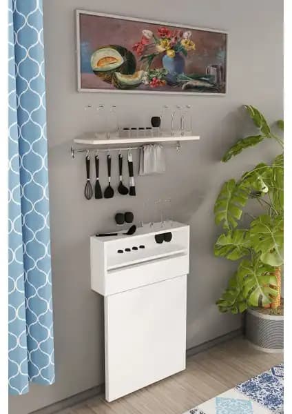 Dekorfim Petunya ve Yüceer Home Katlanabilir Mutfak Masası Karşılaştırması 1