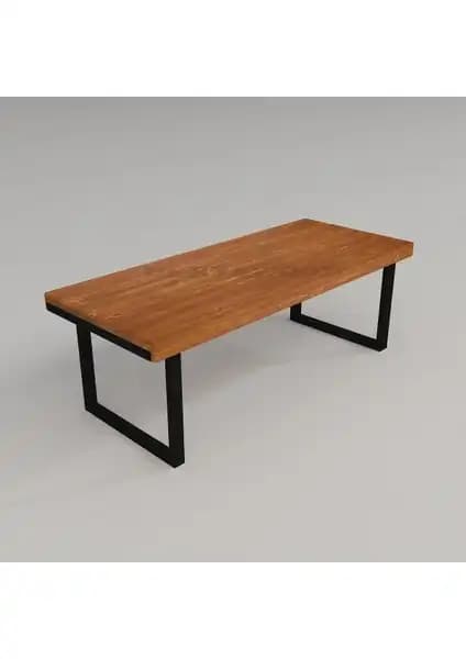 Deryawood Masif Ahşap Masalar Karşılaştırması 200x85 ve 85x85 Modelleri 2