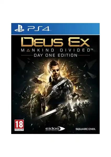 Deus Ex Mankind Divided Day One Edition PS4 Oyunu Yüksek Kalite Gizlilik ve Aksiyon Deneyimi