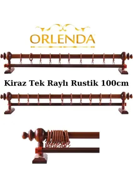 Di'Mora Monaco ve Orlenda Rustik Tek Raylı Korniş Karşılaştırması 2