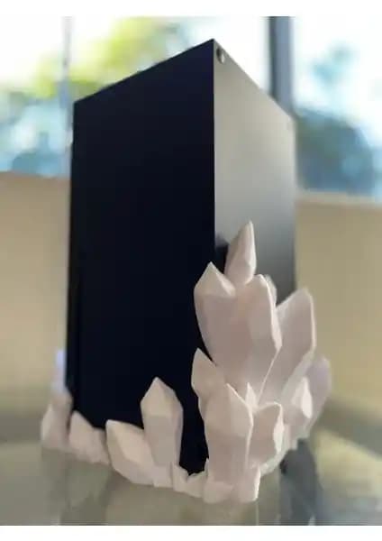 Dlc 3d Design Xbox Series X Kristal Stand: Şık ve Fonksiyonel Oyun Aksesuarı