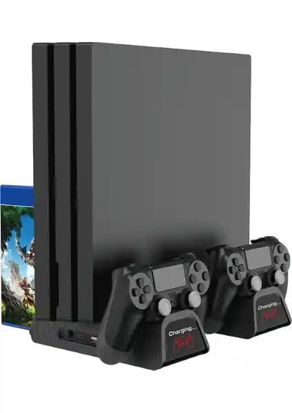 Dobe PS4 Çok Fonksiyonlu Şarj ve Soğutucu Standı Uyumlu Modellerle Kullanım Kolaylığı