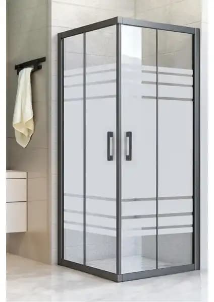 Durul Duşakabin Kare Çizgili 90x90 ve Siyah Profil 5mm Modellerinin Detaylı Karşılaştırması 2