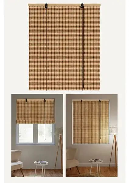 Evesen Bambu Store Perde Bej ile Linadora Bambu Stor Avanos Karşılaştırması 1