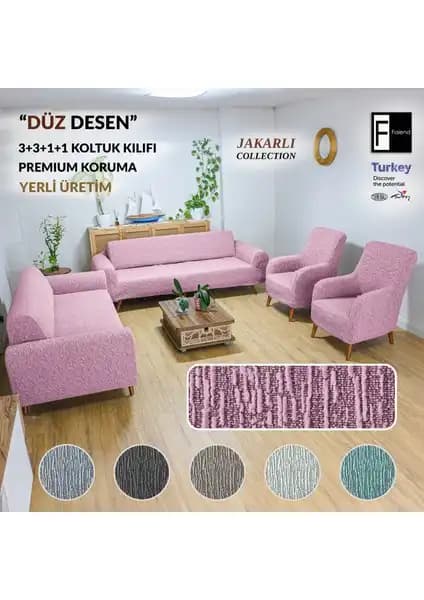 Faiend Jakarlı Düz ve Sehra Desen Koltuk Kılıfı Karşılaştırması ve Seçim Rehberi 1